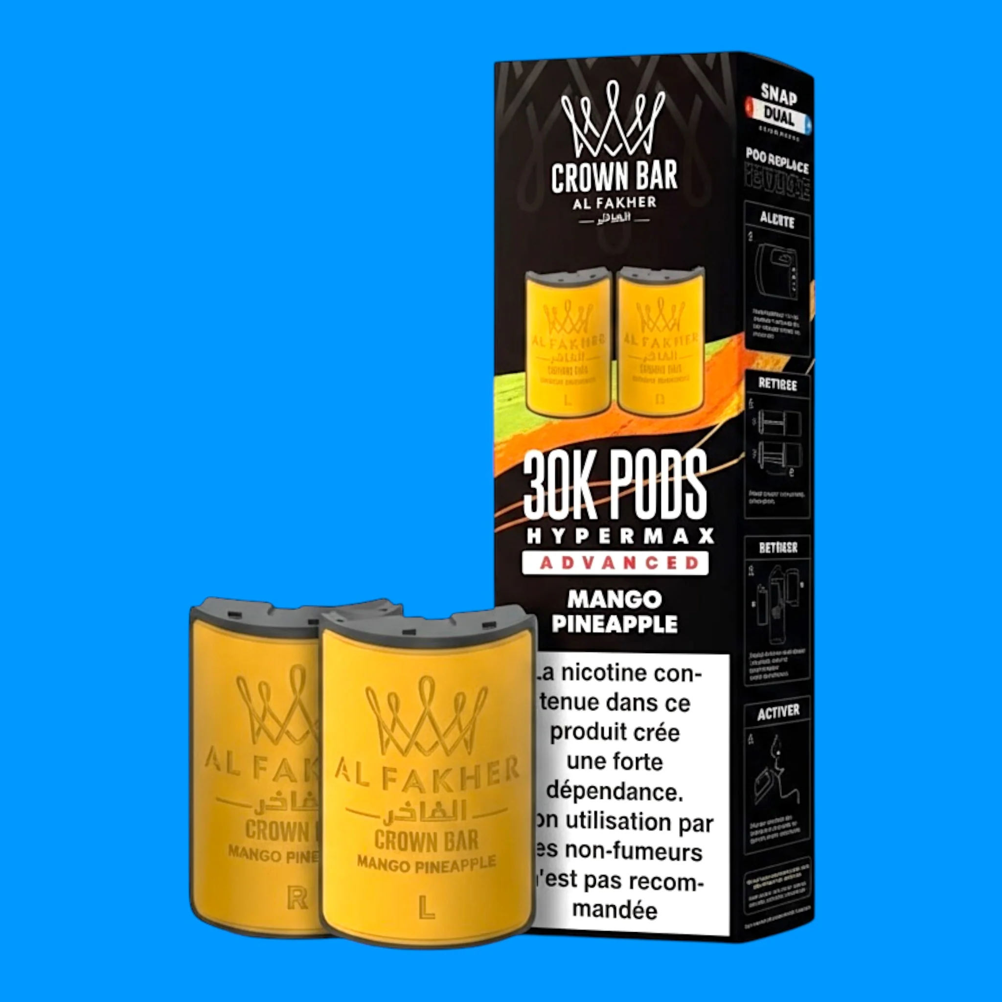 Cartouches Al Fakher 30k Hyper Max Crown Bar - Image 9