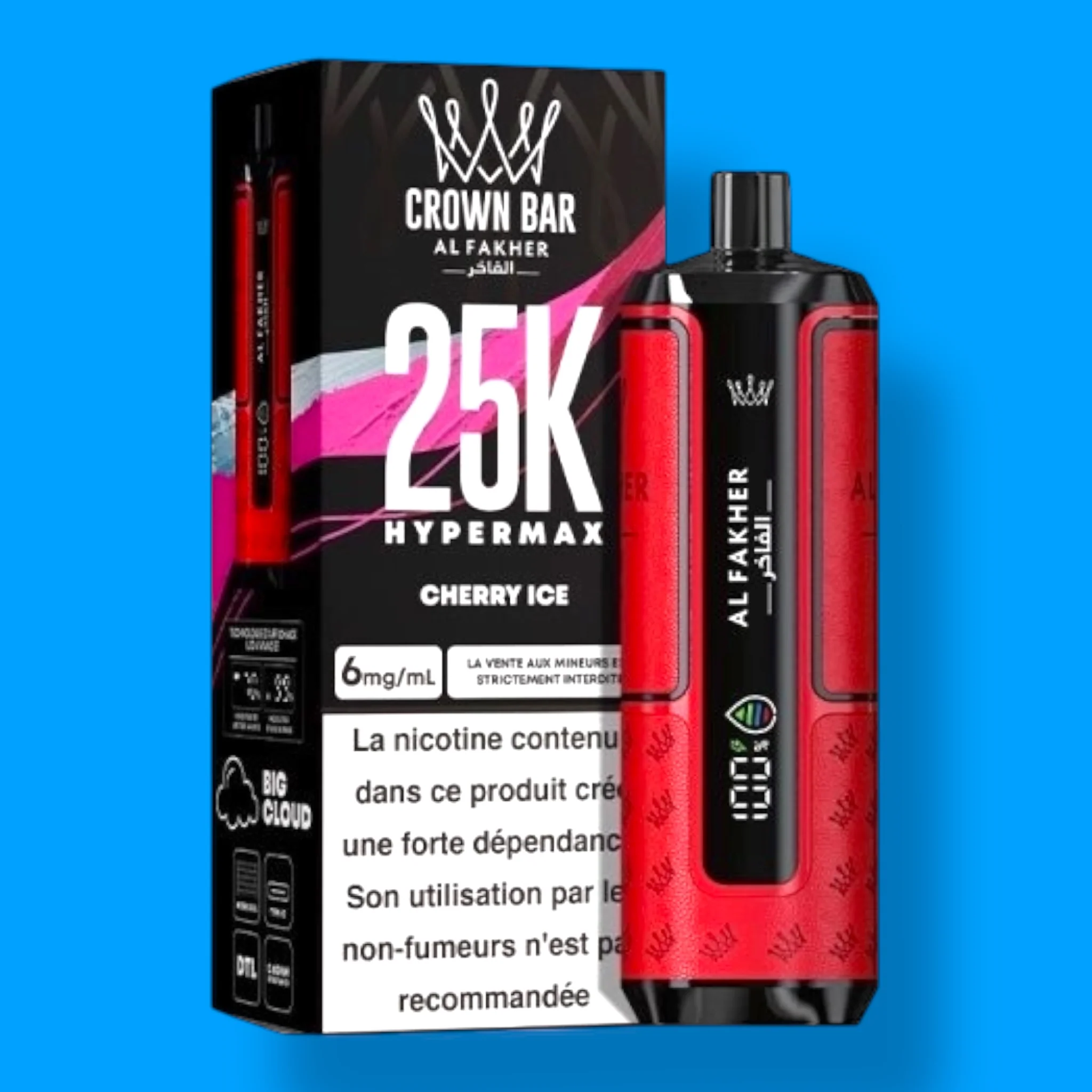 Puff AL FAKHER 25K HYPER MAX CROWN BAR - Image 3