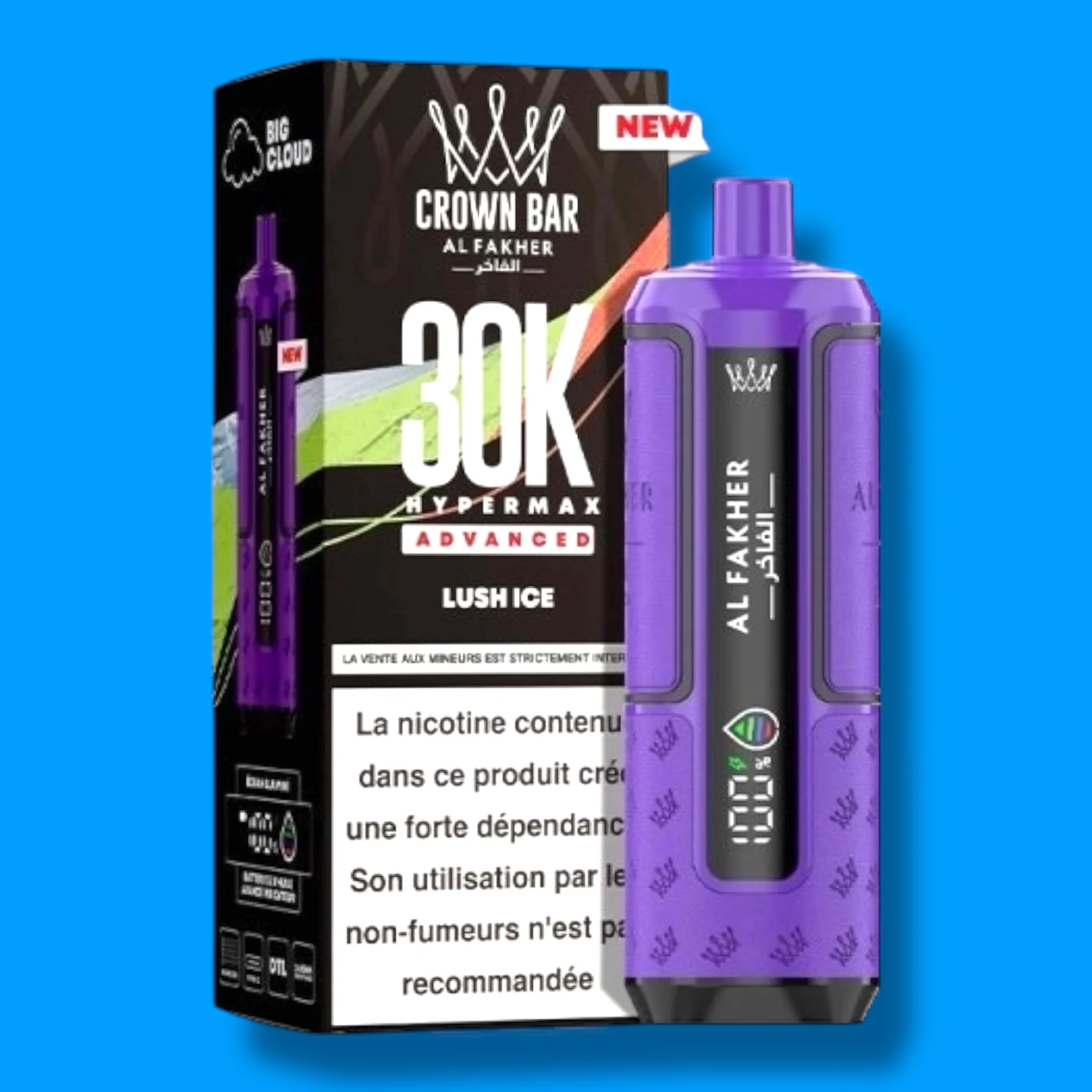 Puff Al Fakher 30K Hyper Max Advanced Crown Bar - Image 2