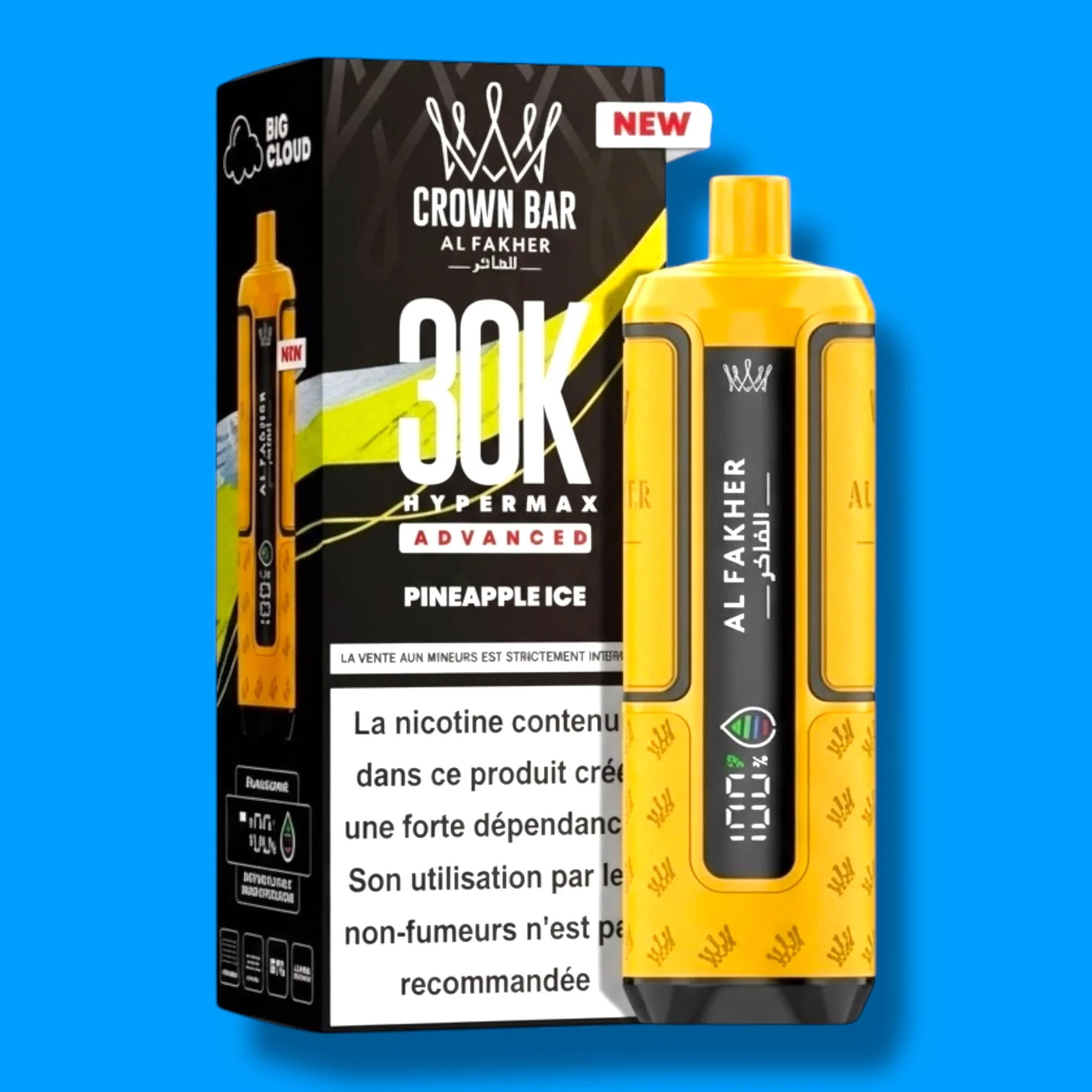 Puff Al Fakher 30K Hyper Max Advanced Crown Bar - Image 32