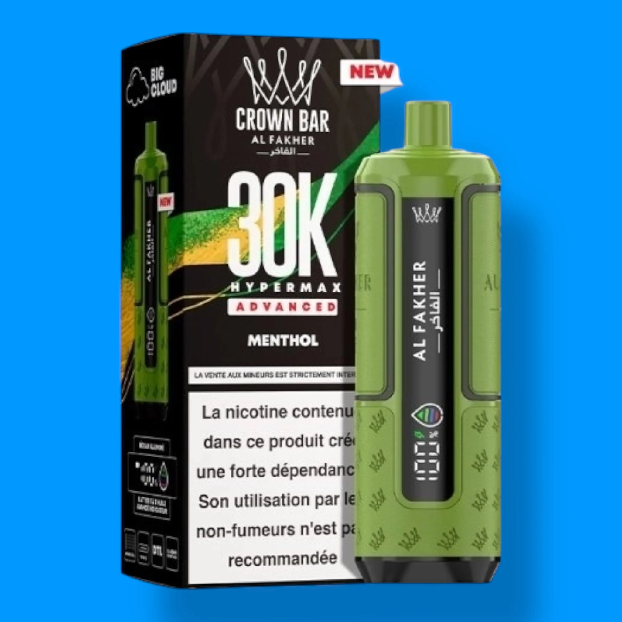 Puff Al Fakher 30K Hyper Max Advanced Crown Bar - Image 5