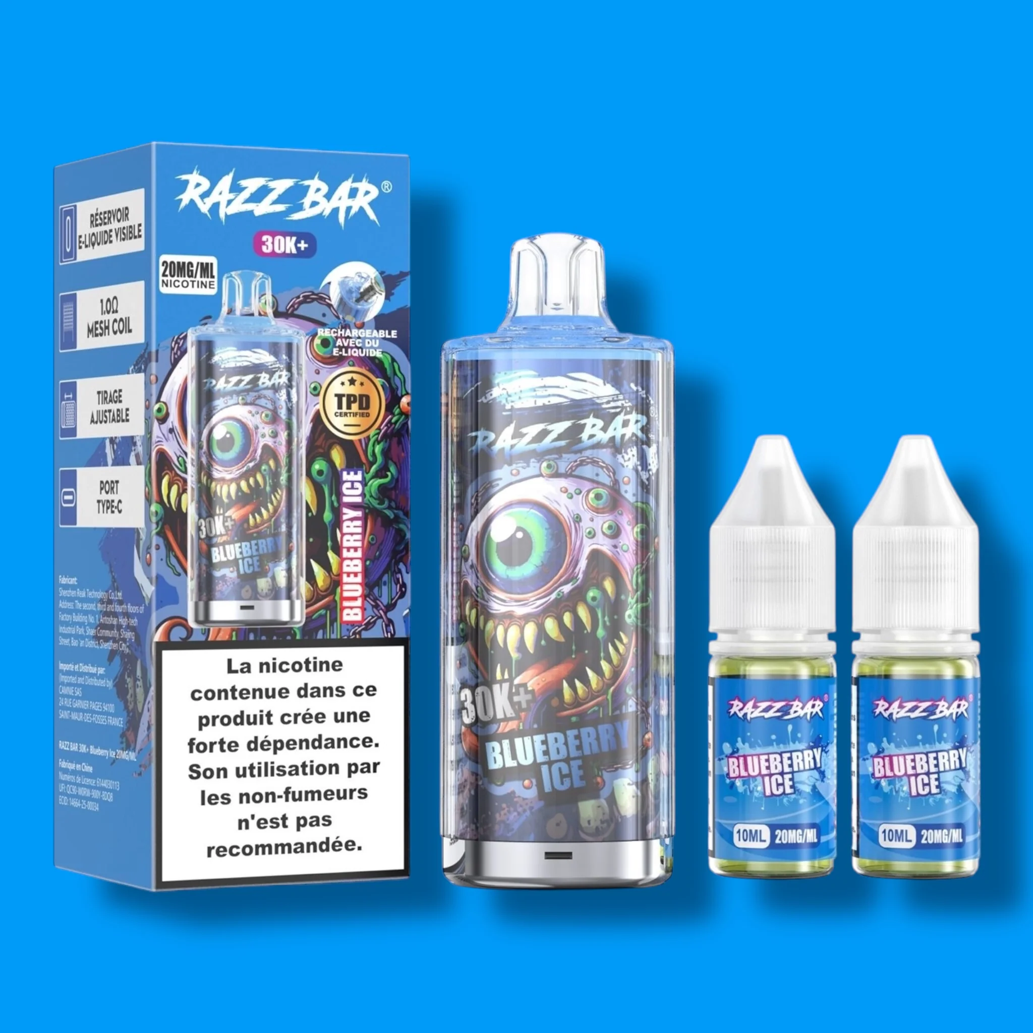 Puff RAZZ BAR 30K - Image 3